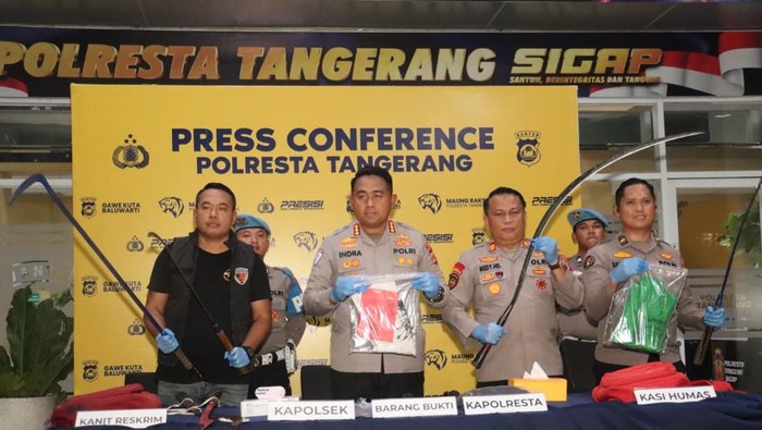 Tawuran Antar Kelompok Remaja di Tangerang Berujung Maut, Dua Pelaku Diamankan Polisi