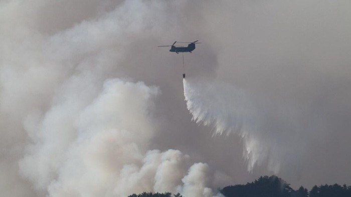 Operasi Water Bombing di Palangka Raya Terkendala Kabut Asap, Jarak Pandang Jadi Kendala Utama